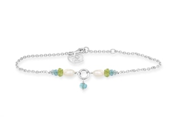 Sølv armbånd, peridot - Cordelia